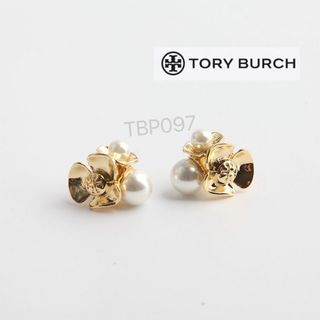 トリーバーチ(Tory Burch)のTBP097G2トリーバーチ Tory Burch  ビンテージ　パール　ピアス(ピアス)