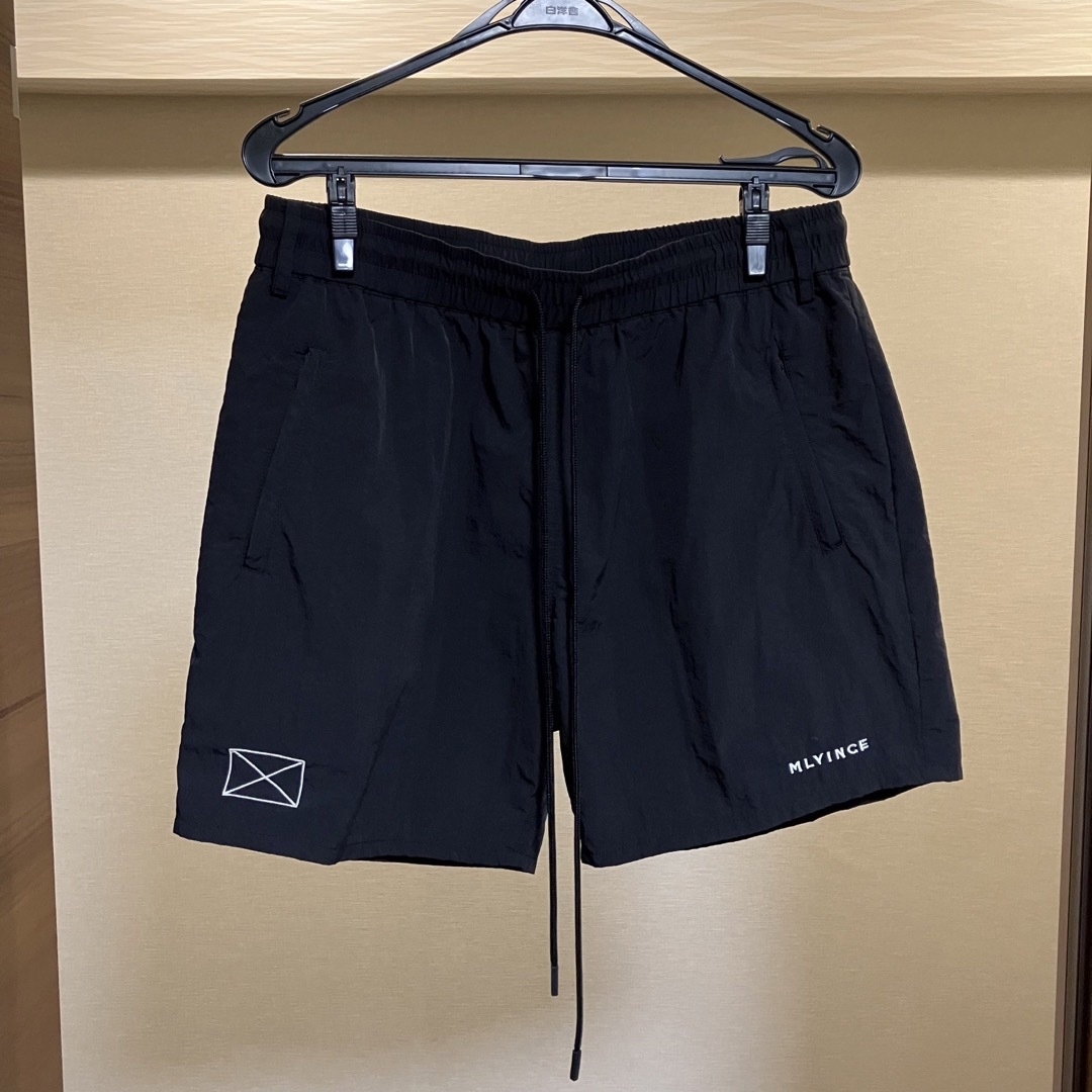 織り柄チェック MLVINCE L nylon shorts SUPREME REVENGE | ochge.org