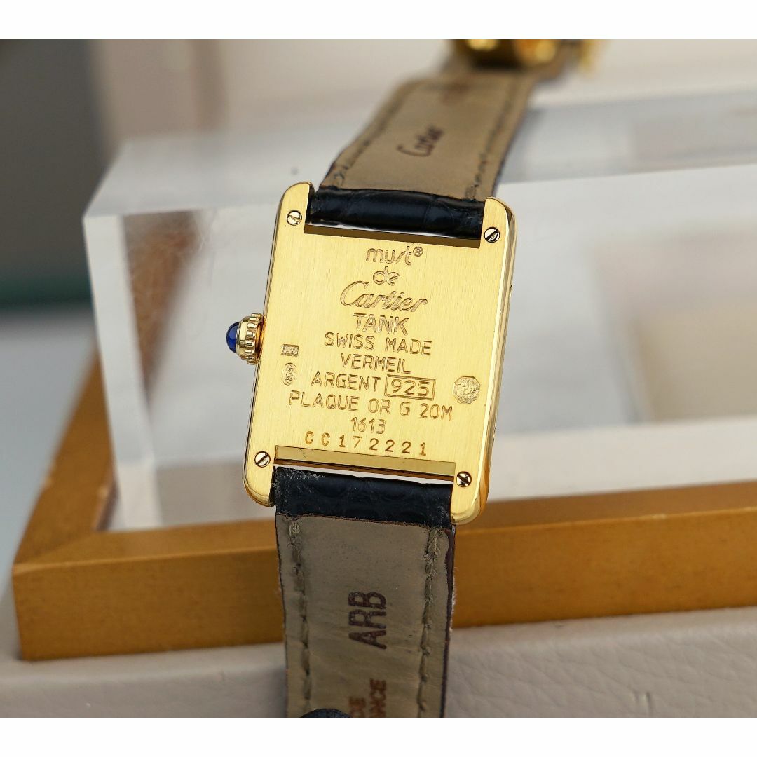 Cartier(カルティエ)の美品 カルティエ マスト タンク スリーカラーゴールド ローマン SM レディースのファッション小物(腕時計)の商品写真