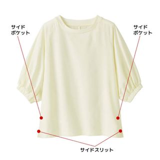 ワークマン(WORKMAN)のワークマン女子　DRYサイドパフスリーブT(Tシャツ(半袖/袖なし))