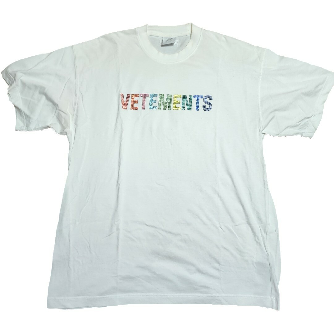 VETEMENTS ヴェトモン メンズ Ｔシャツ 半袖 レインボー ロゴ www ...