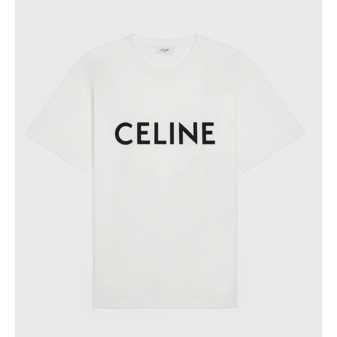 正規 20SS CELINE セリーヌ ロゴ Tシャツ
