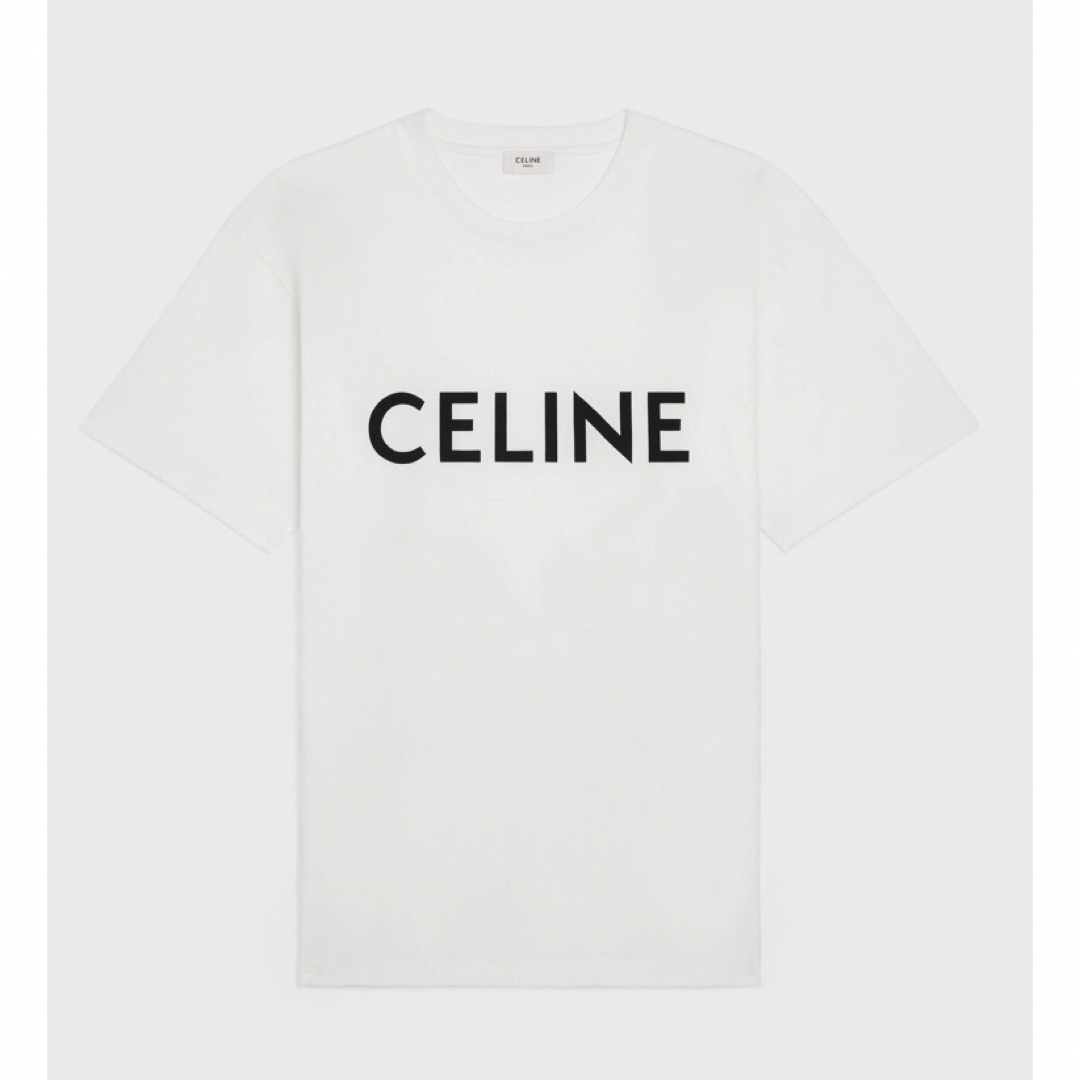 正規 20SS CELINE セリーヌ ロゴ Tシャツトップス