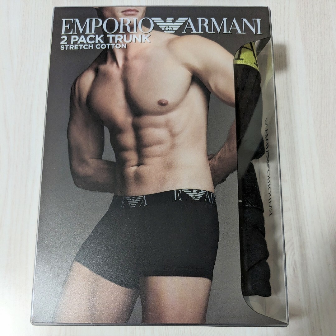 Emporio Armani(エンポリオアルマーニ)の【2枚】EMPORIO ARMANI ボクサーパンツ 54037150 L メンズのアンダーウェア(ボクサーパンツ)の商品写真