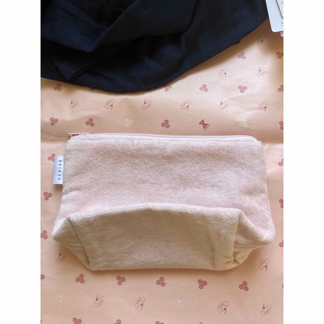 未使用 ウチノ UCHINO ワンピース 前開きパジャマ マシュマロガーゼ L-