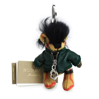 期間限定特価】 BURBERRY ベアー ブラックレザー クマモチーフ