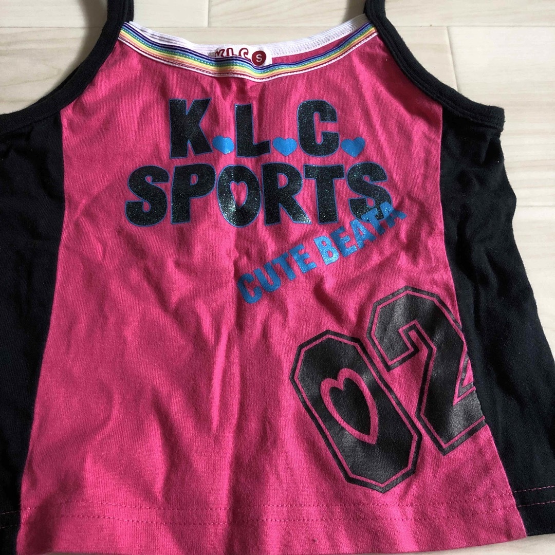 KLC(ケーエルシー)のキッズ女の子　キャミソール キッズ/ベビー/マタニティのキッズ服女の子用(90cm~)(Tシャツ/カットソー)の商品写真