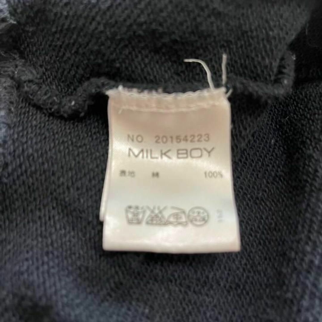 MILK BOY ベア パーカー　くま　完売品　ブラック　人気商品　M