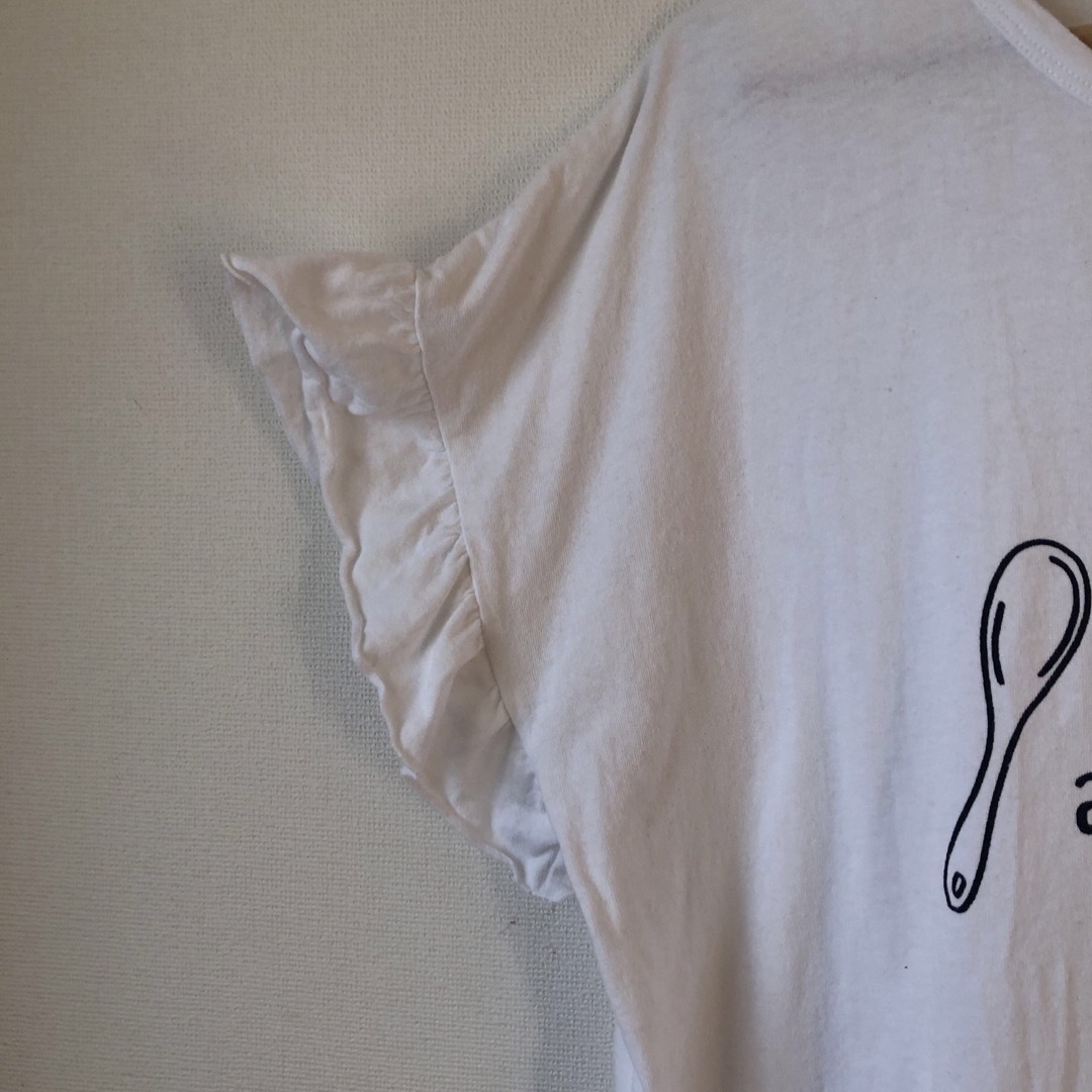 フリルが可愛いトップス レディースのトップス(Tシャツ(半袖/袖なし))の商品写真