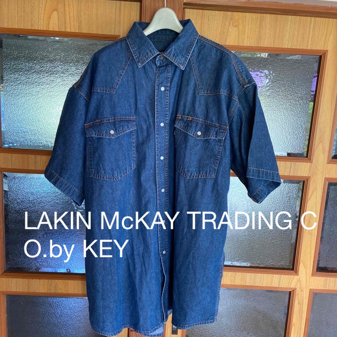 LAKIN McKAY TRADING CO.by KEY デニムシャツタグ付き