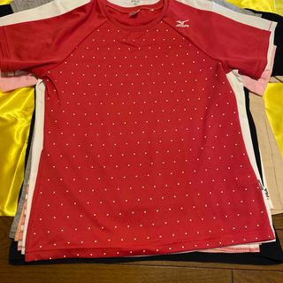 ミズノ(MIZUNO)のミズノ　ピンクドット　Tシャツ　Mサイズ(Tシャツ(半袖/袖なし))