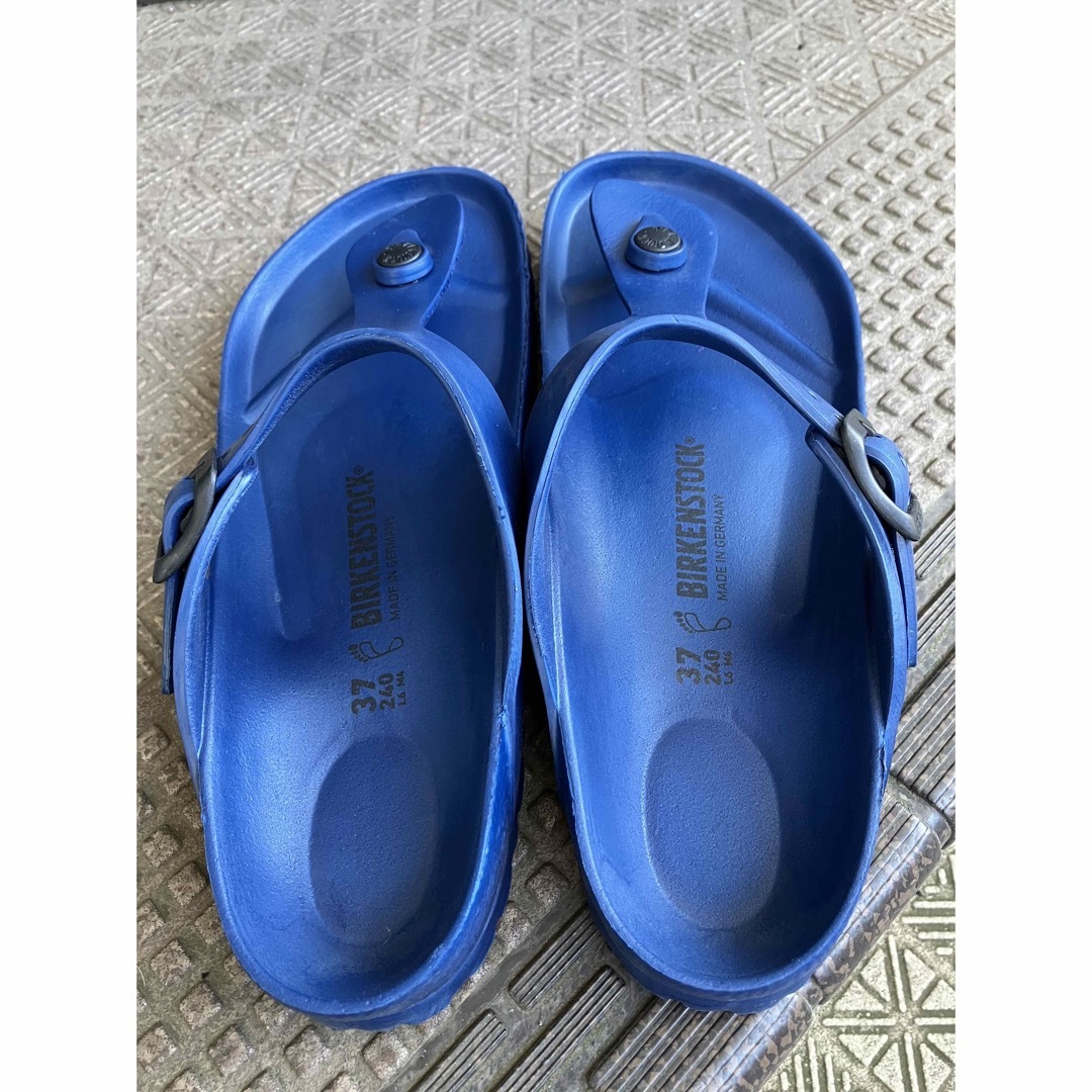 BIRKENSTOCK - ビルケンシュトック サンダル 青 37 24cmの通販 by