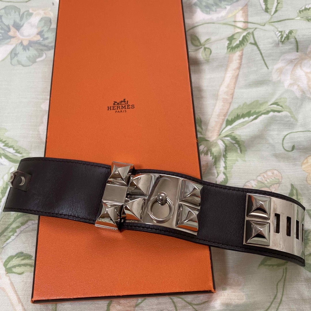 HERMES コリエドシアン ブレスレット オレンジ エルメス