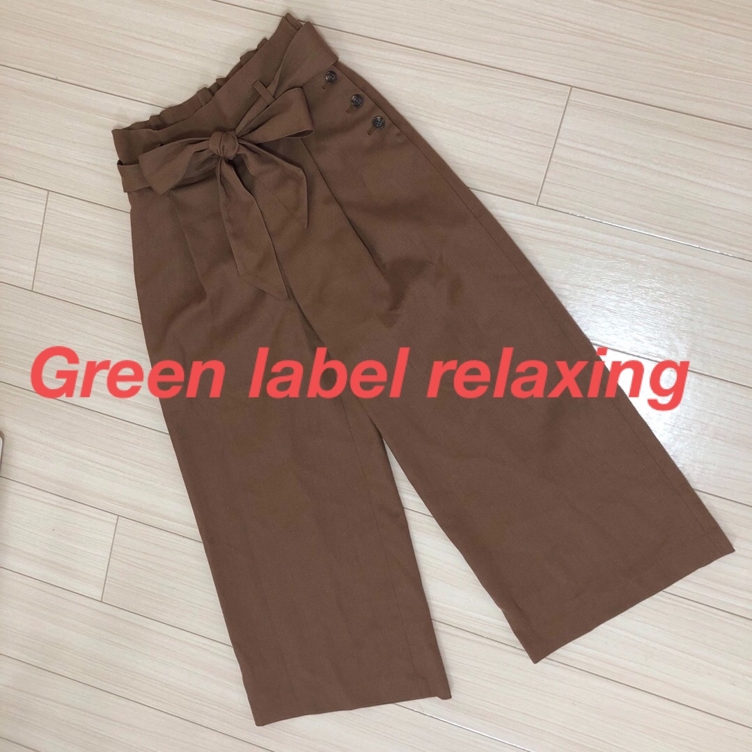 green label relaxing パンツ（その他） レディースあり外ポケット4透け感