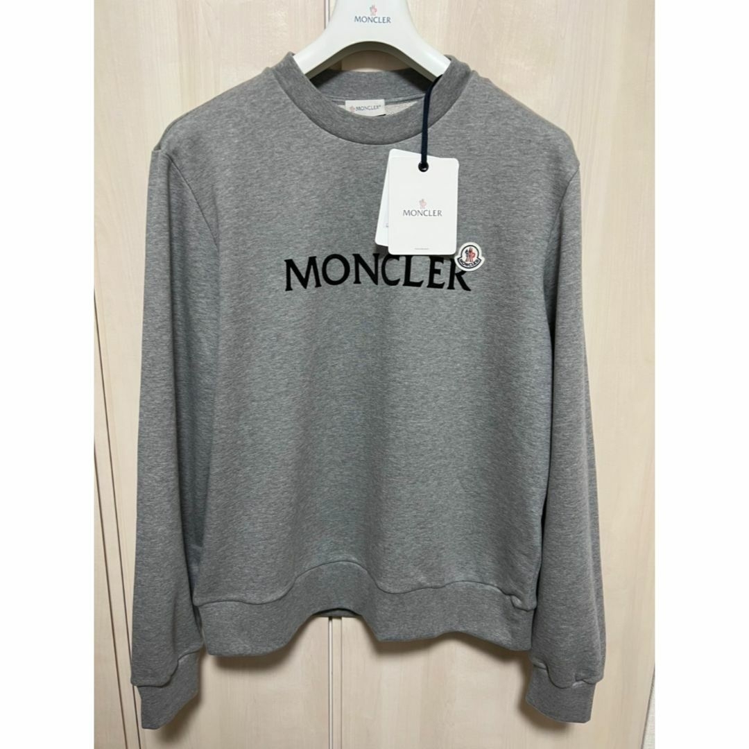 ☆未使用・本物保証☆ MONCLER レタリングロゴ スウェット XL ブラック