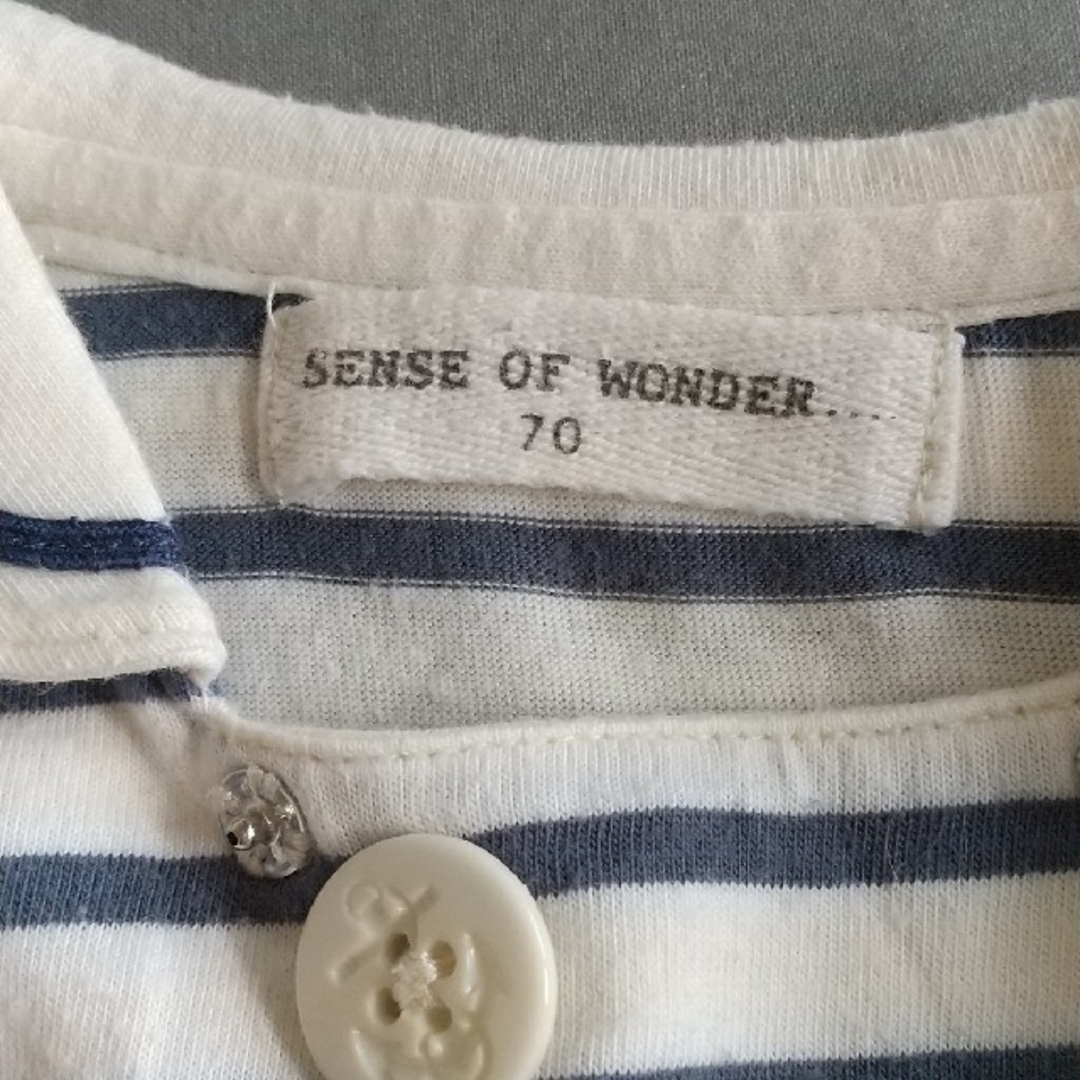 sense of wonder(センスオブワンダー)のお出かけロンパース キッズ/ベビー/マタニティのベビー服(~85cm)(ロンパース)の商品写真