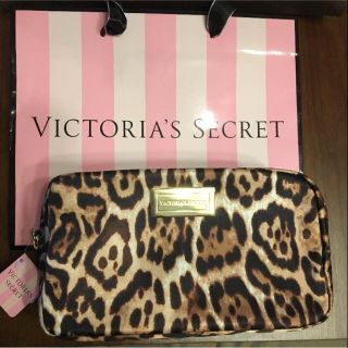 ヴィクトリアズシークレット(Victoria's Secret)の最終価格！新品未使用！ヴィクトリアシークレット  ポーチ  レオパード(ポーチ)