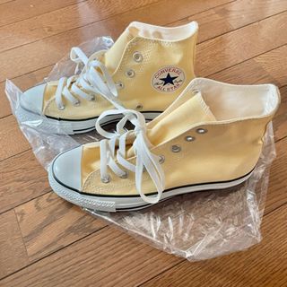 コンバース(CONVERSE)の⭐️売り切り⭐️【新品未着用】 コンバース イエロー ハイカットスニーカー(スニーカー)