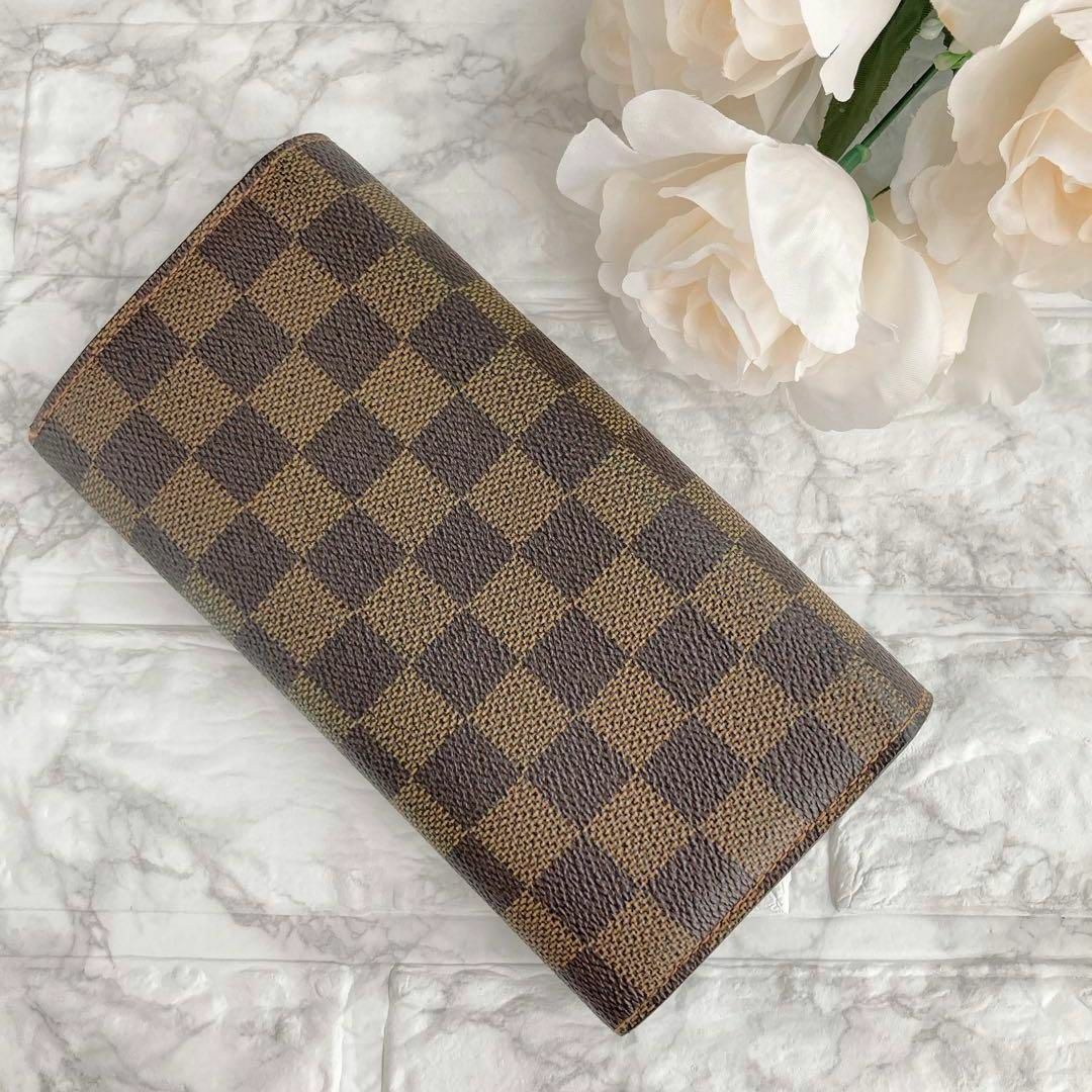 ルイ ヴィトン LOUIS VUITTON 長財布 ダミエ ポルトフォイユ サラ