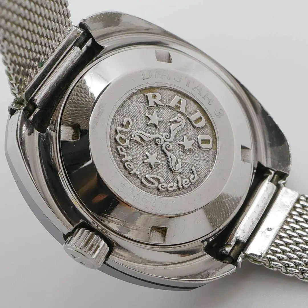 《希少》RADO DIASTAR STAR 腕時計 ブラック 機械式 6