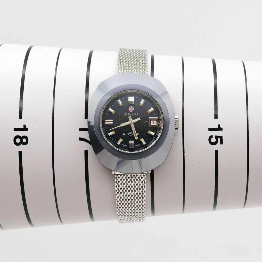 《希少》RADO DIASTAR STAR 腕時計 ブラック 機械式 9