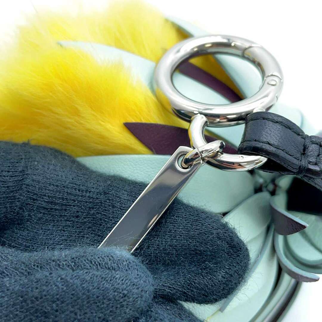 フェンディ バッグチャーム フルーツ パイナップル ファー 7AR577 FENDI キーホルダー