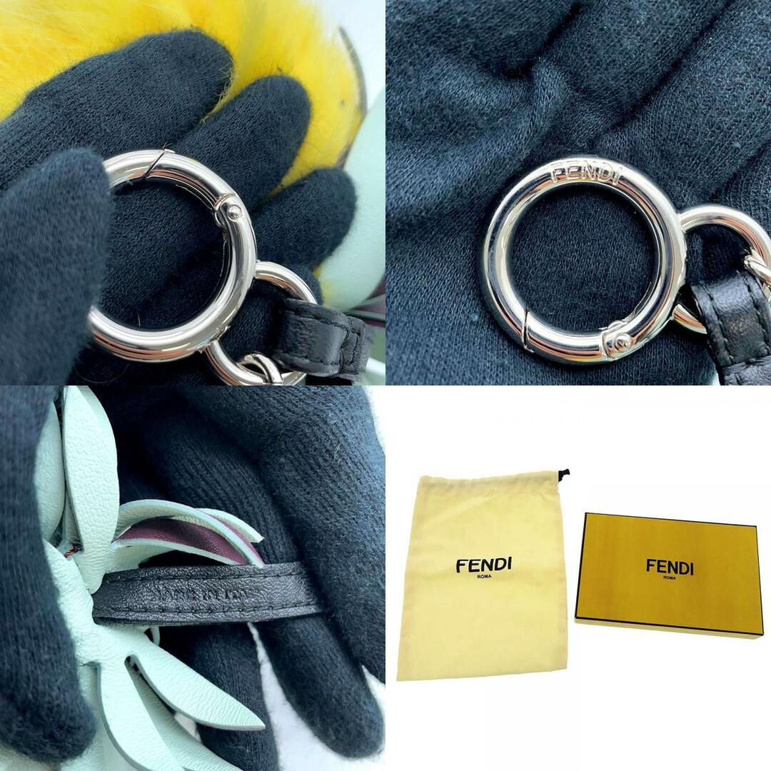 フェンディ バッグチャーム フルーツ パイナップル ファー 7AR577 FENDI キーホルダー