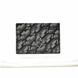 ジミーチュウ(JIMMY CHOO)の超美品 ジミーチュウ カードケース グリッター 03-23062303(名刺入れ/定期入れ)