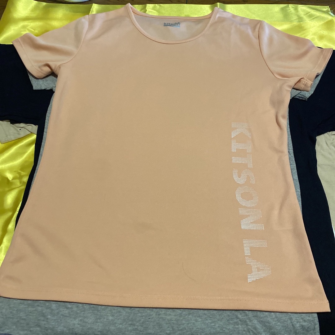 キッドソン　LA ピンクTシャツ　M レディースのトップス(Tシャツ(半袖/袖なし))の商品写真