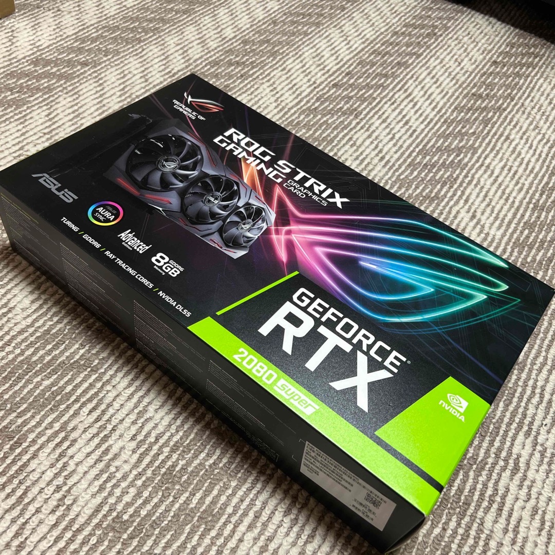 ASUS(エイスース)のROG-STRIX-RTX2080S-A8G-GAMING  スマホ/家電/カメラのPC/タブレット(PCパーツ)の商品写真