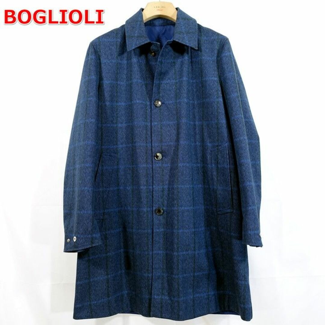 【定番】ボリオリ　リバーシブルステンカラーコート　BOGLIOLI