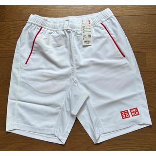 ユニクロ(UNIQLO)の新品未使用 ユニクロ ドライショートパンツ 錦織圭 Sサイズ WHITE(ウェア)