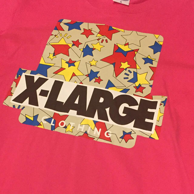 XLARGE(エクストララージ)のX-LARGE  ピンクT メンズのトップス(Tシャツ/カットソー(半袖/袖なし))の商品写真