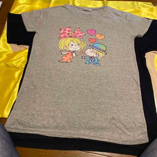 亜土ちゃんTシャツ　M グレー系(Tシャツ(半袖/袖なし))