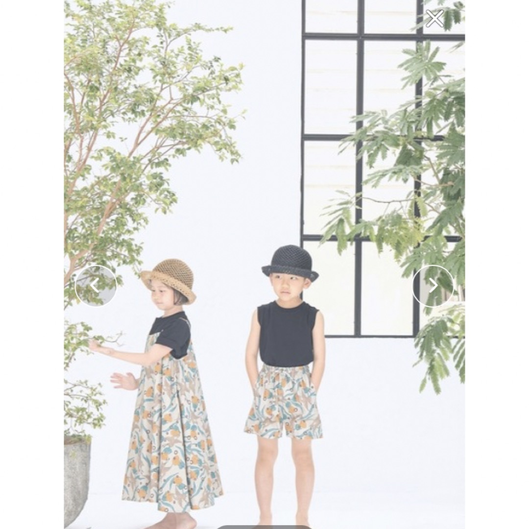 LOWRYS FARM(ローリーズファーム)の新品お値下げ　INDIAIS プリントキャミワンピース キッズ/ベビー/マタニティのキッズ服女の子用(90cm~)(ワンピース)の商品写真