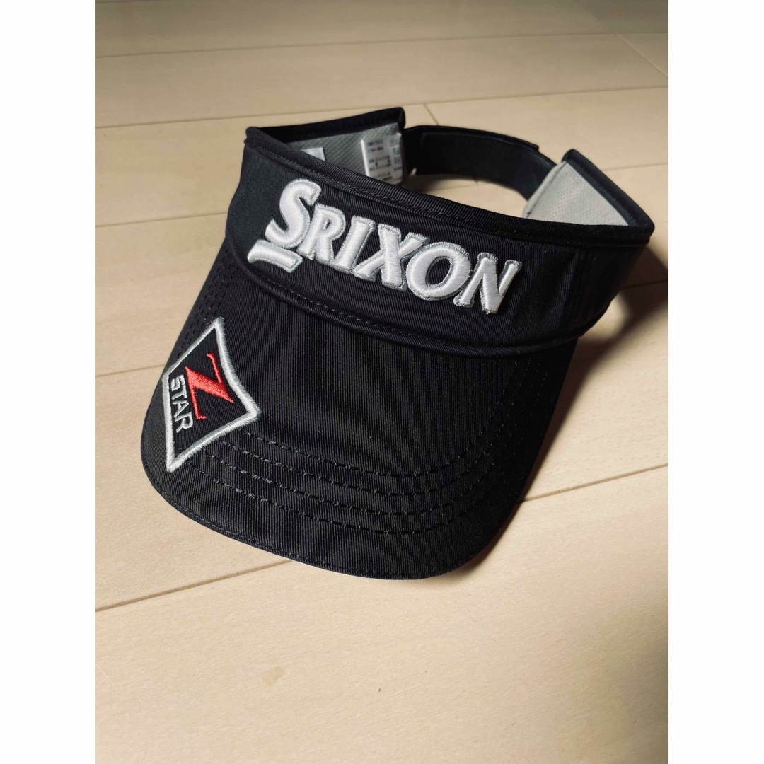 Srixon - スリクソン バイザー☆新品 SRIXON ブラック ゴルフウェアの