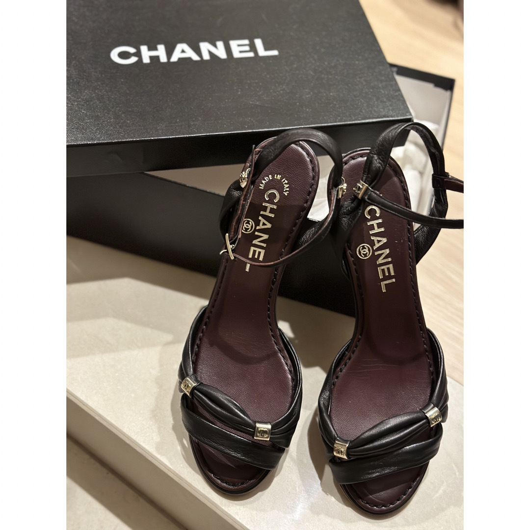 Chanelシャネルサンダル美品23.5cm-