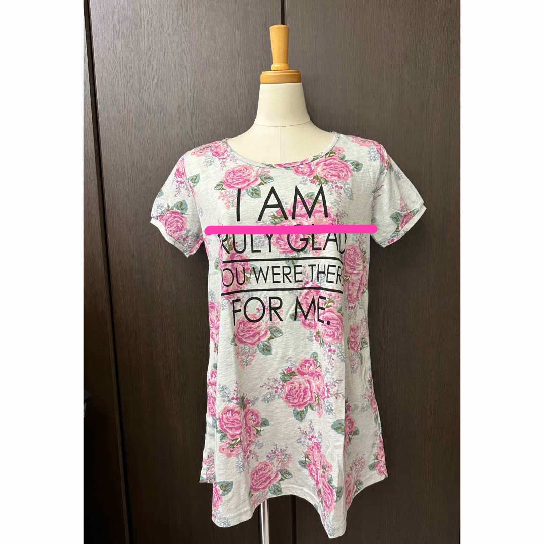 大きいサイズ レディース カットソー  Tシャツ チュニック ワンピース レディースのトップス(チュニック)の商品写真