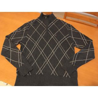 トミーヒルフィガー(TOMMY HILFIGER)の【専用】超美品！トミーヒルフィガー 立て襟ハイゲージニット(ニット/セーター)