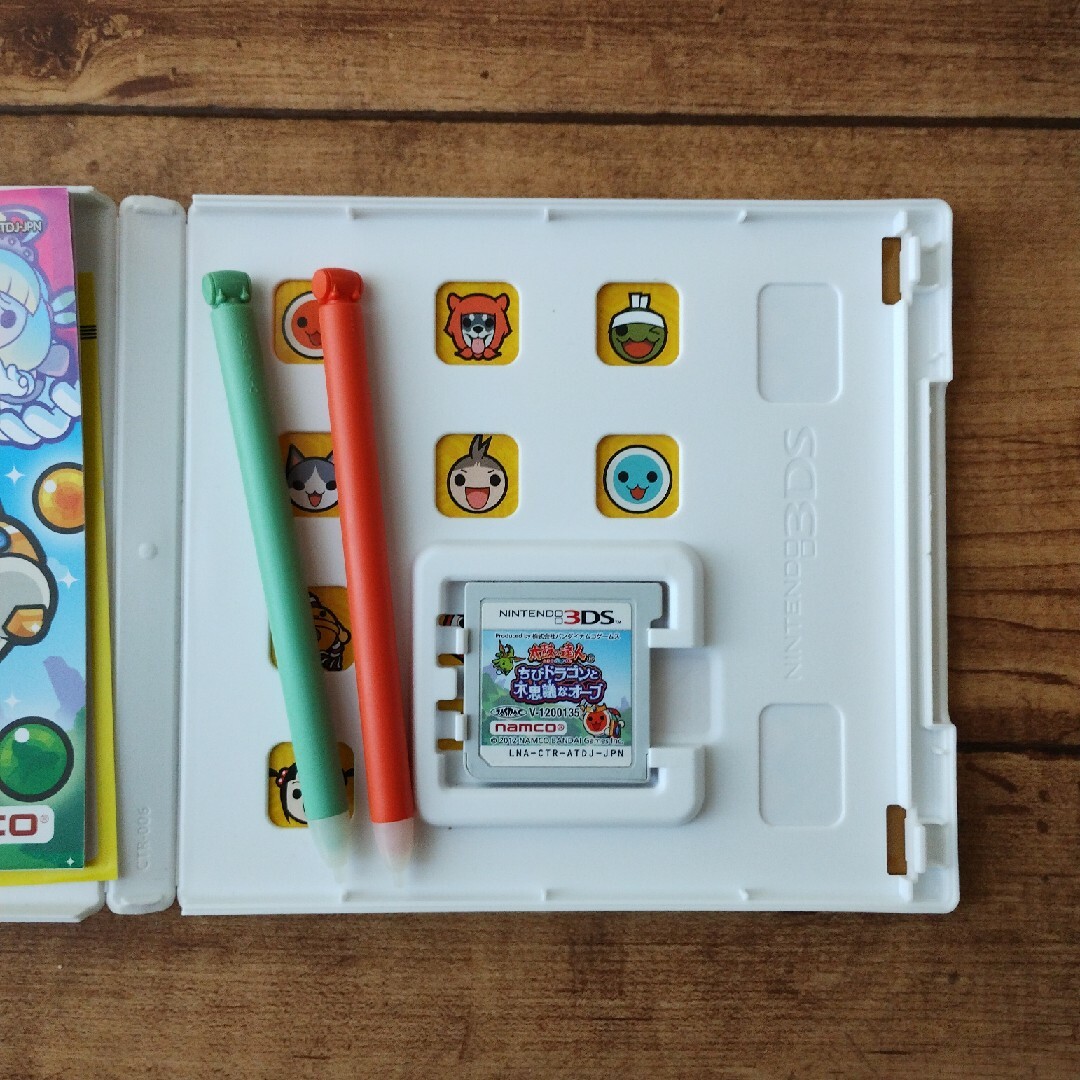 ニンテンドー3DS(ニンテンドー3DS)の太鼓の達人 ちびドラゴンと不思議なオーブ 3DS エンタメ/ホビーのゲームソフト/ゲーム機本体(携帯用ゲームソフト)の商品写真