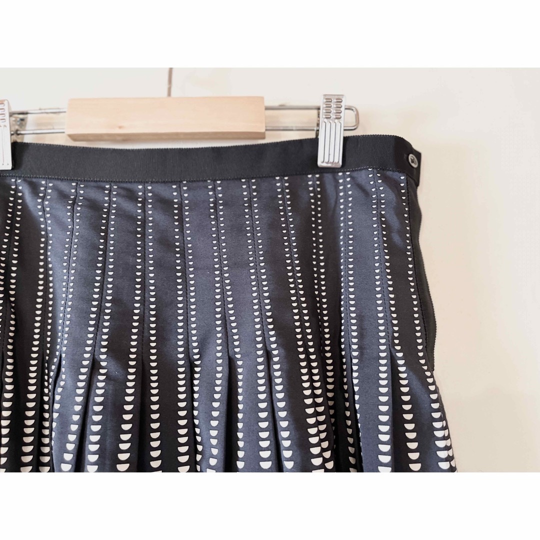 MARGARET HOWELL(マーガレットハウエル)の極美品 マーガレットハウエル ハーフムーン シルクコットンフレアスカート4.3万 レディースのスカート(ひざ丈スカート)の商品写真