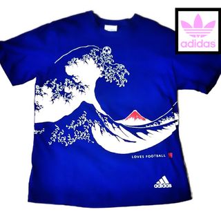 アディダス(adidas)のアディダス 非売品 KIRIN当選品 Tシャツ ジャージ サッカー 葛飾北斎(Tシャツ/カットソー(半袖/袖なし))