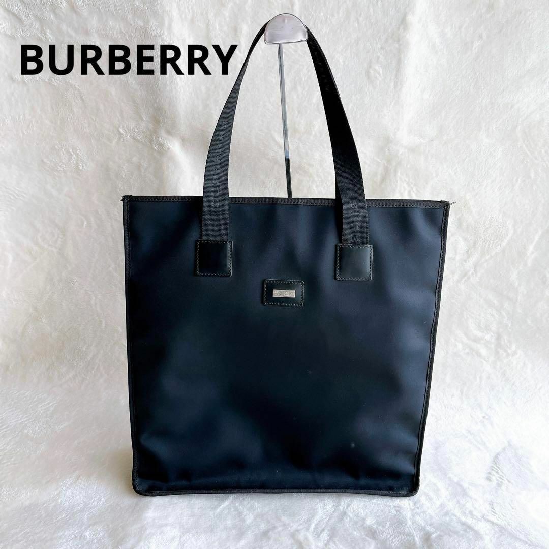 2023年春の BURBERRY 大容量 バーバリー 黒 トートバッグ トートバッグ