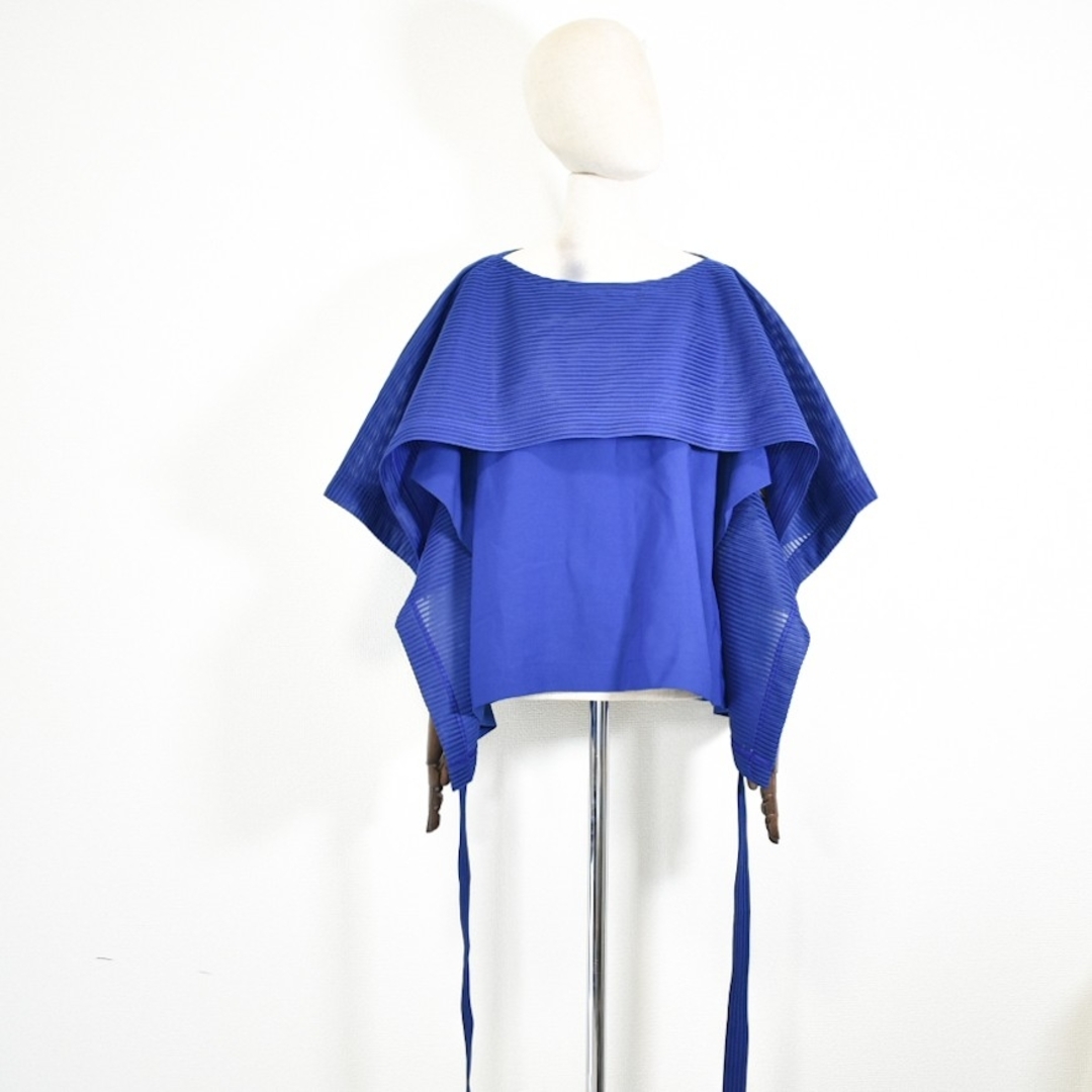 ★132 5. ISSEY MIYAKE★変形 レイヤード プリーツ ブラウス