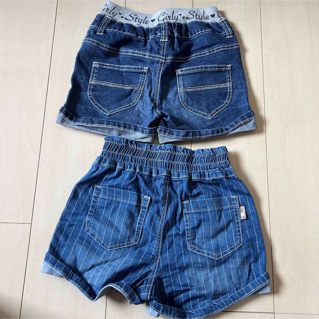 2点セット ショートパンツ 140 キッズ/ベビー/マタニティのキッズ服女の子用(90cm~)(パンツ/スパッツ)の商品写真