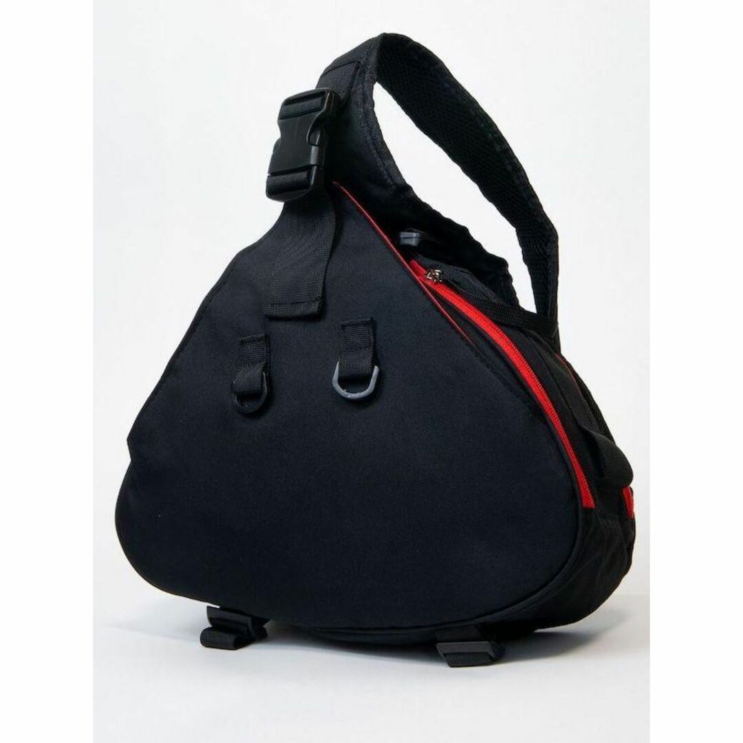 一眼レフ カメラバッグ】三角 ショルダー型 カメラケース (ブラック) 新品の通販 by miori*SHOP|ラクマ 新品 一眼レフ カメラバッグ ショルダー型 カメラケース 黒 ブラック