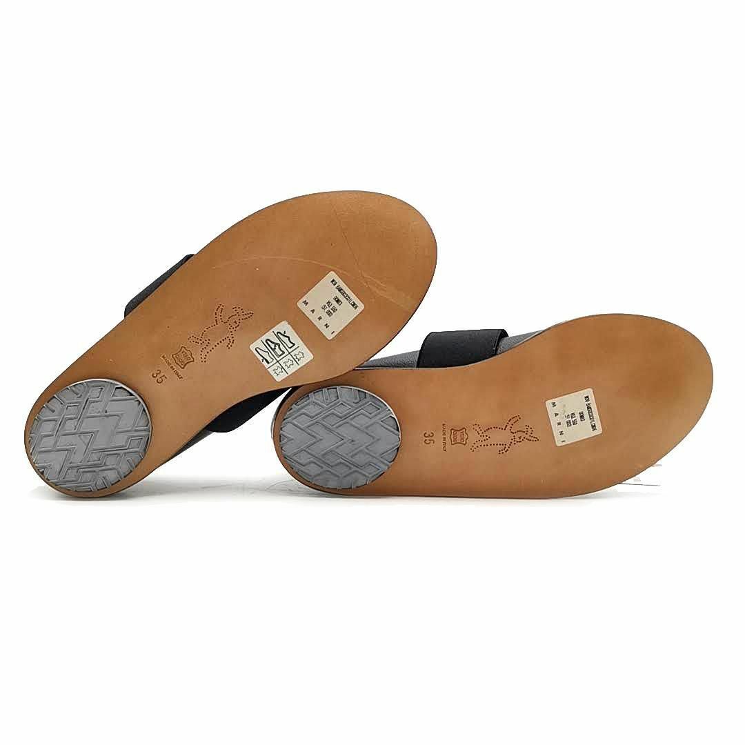 Marni - 超美品 マルニ MARNI フラットシューズ レザー 03-23062503の
