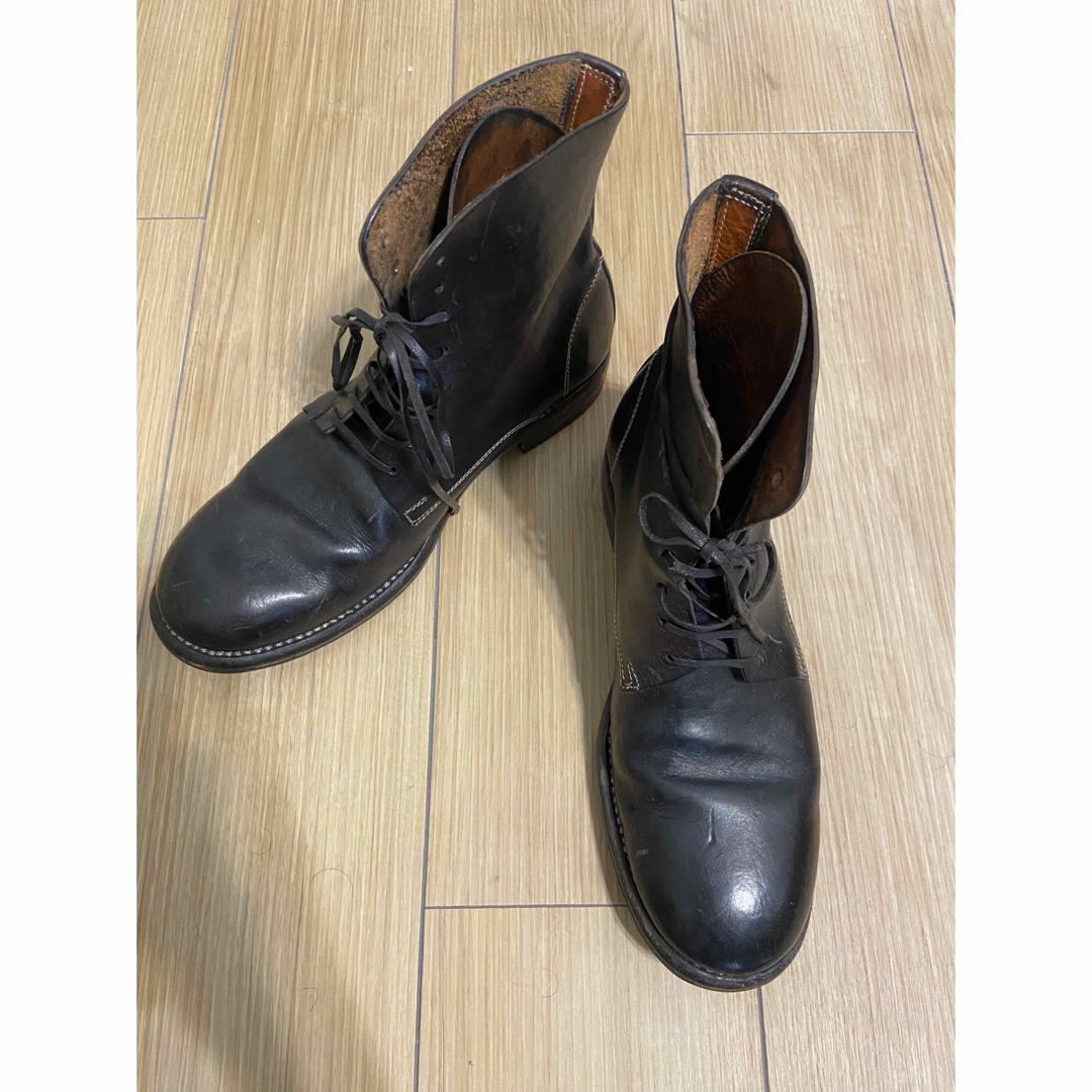 美品 GUIDI グイディ 992 クラシック ダービー 革靴 45 30cm