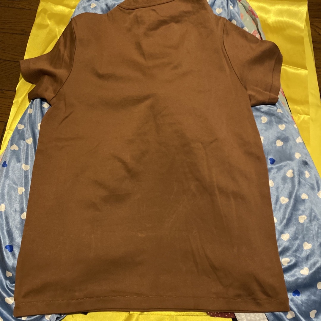 UNIQLO(ユニクロ)のユニクロ　茶系　Tシャツ　L レディースのトップス(Tシャツ(半袖/袖なし))の商品写真