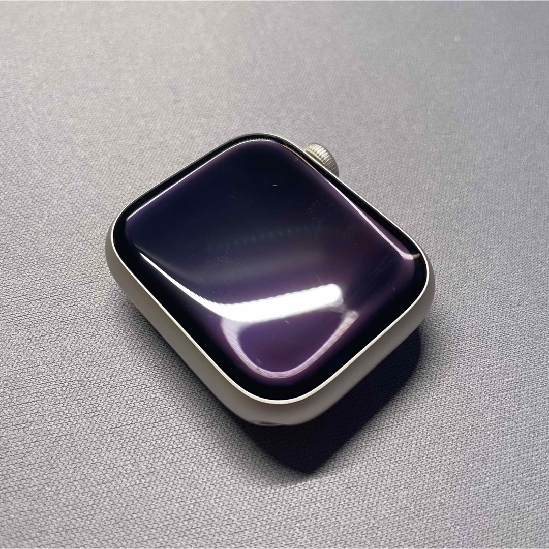 Apple(アップル)のApple Watch Series 7 GPSモデル 41mm スターライト メンズの時計(腕時計(デジタル))の商品写真